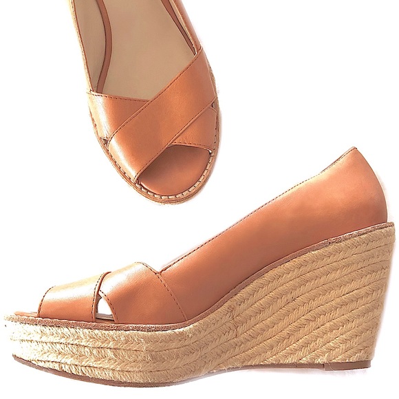 ❌SOLD❌ Michael KORS Sandals, Leather Open Toe ESPADRILLE! - Picture 16 of 16